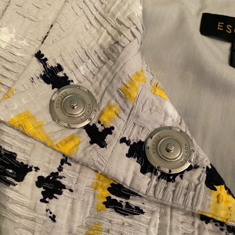 Euc Escada Patterned Jacket - image 4